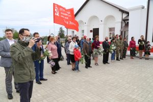 Открытие мемориала погибшим землякам в поселке Ильинка